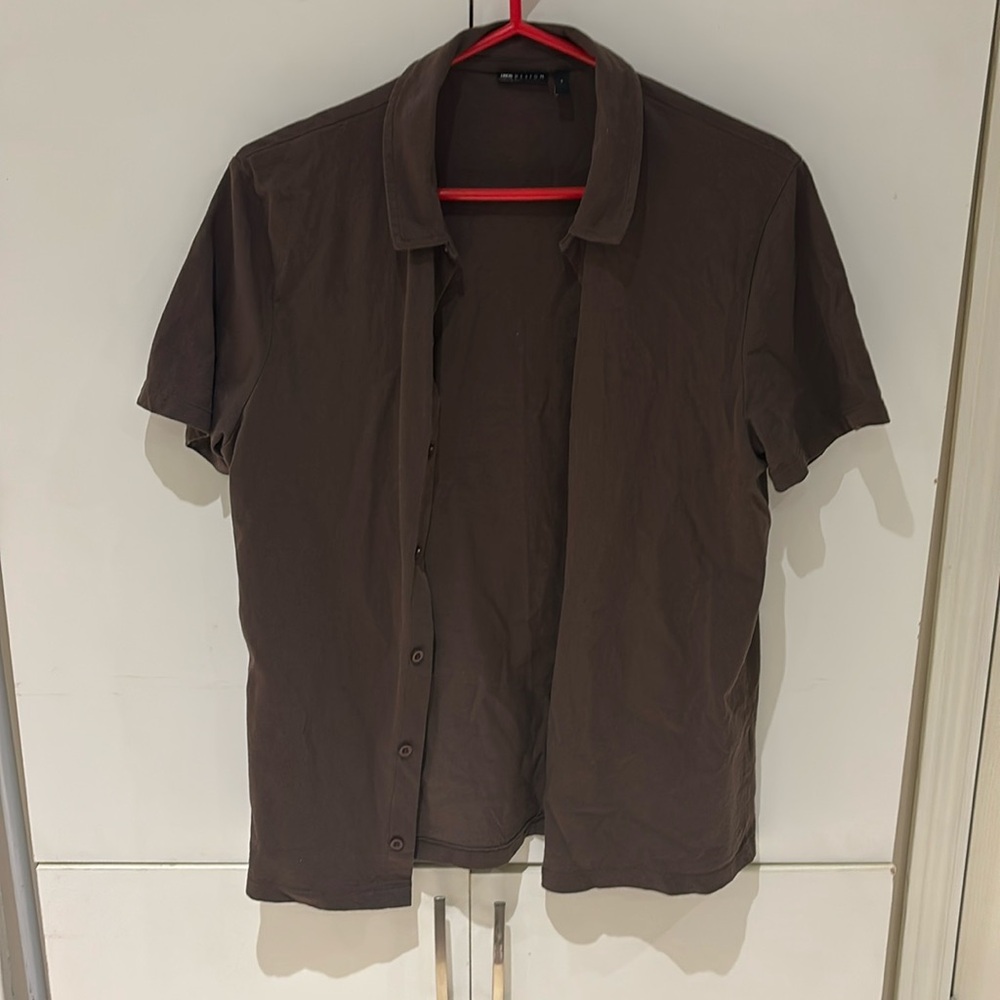 Brown ASOS shirt